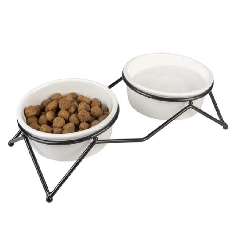 DUVO+ Set keramických misiek so stojanom 280ml/29x13,2x7,8cm