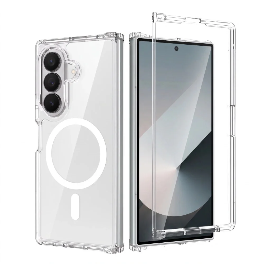 Tech-Protect FlexAir Hybrid MagSafe kryt na Samsung Galaxy Z Fold 8 Ultra, priesvitný