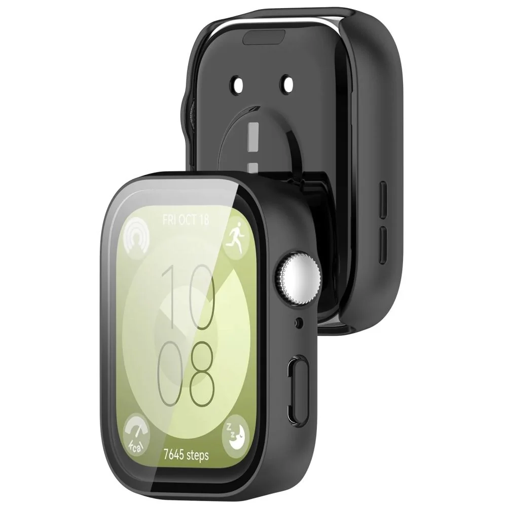 Tech-Protect Defense 360 puzdro so sklom na Huawei Watch Fit 3, čierne