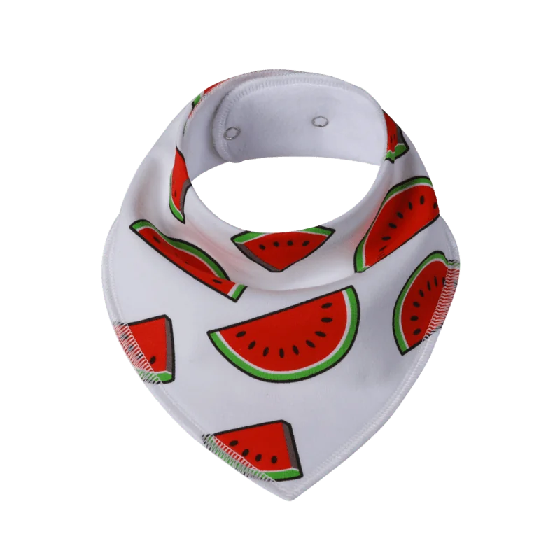 SIMED Bavlnený podbradník s nepriepustnou PUL vrstvou, melon 1×1 ks