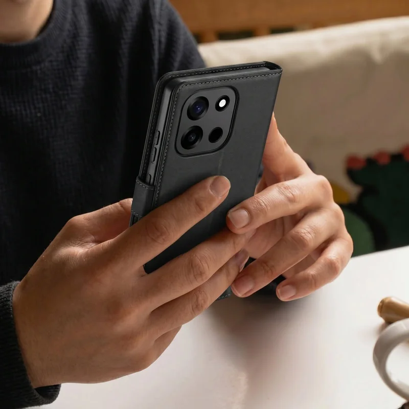 Tech-Protect Wallet knižkové puzdro na OnePlus Nord 6, čierne