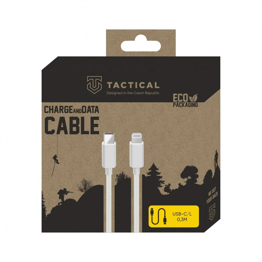 Tactical Smooth Thread kábel USB-C/Lightning