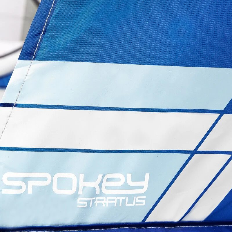 SPOKEY - STRATUS Samorozkládací plážový paraván, UV 40, UV 40, 195x100x85 cm - bielo-modrý