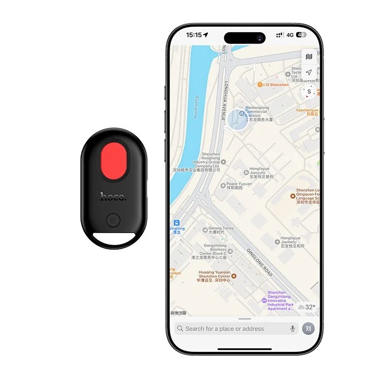Hoco E9 lokalizátor Apple FindMy, čierny