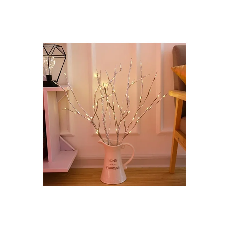 SOLEX Vianočná LED vetva zlatá 40 cm