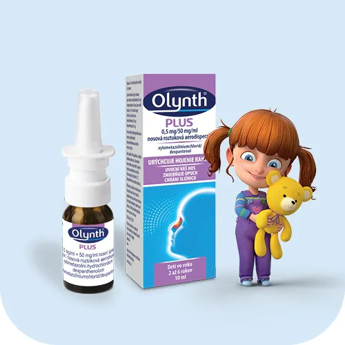 OLYNTH PLUS 0,5 mg/50 mg/ml 1×10 ml,  aer nao (fľ.HDPE biela)