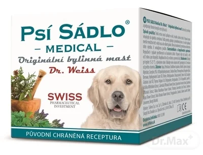 PSIE SADLO Medical Dr.Weiss 1×75 ml, bylinná masť