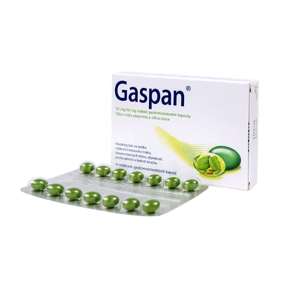 Gaspan 90 mg/50 mg 1×14 cps, enm (blis.PVC/PVDC/Al)