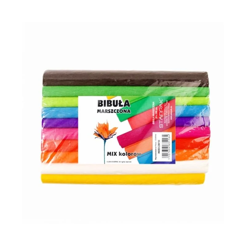 Krepový papier SET 10ks - farebný , 6EU239759