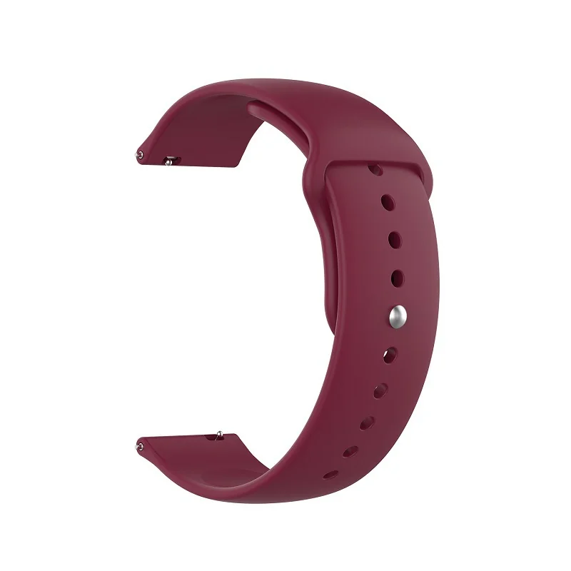 BStrap Silicone remienok na Garmin Vivoactive 4s vine red