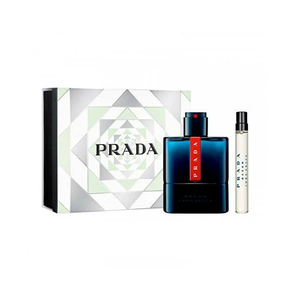 PRADA LUNA ROSSA OCEAN toaletná voda 100 ml + toaletná voda 10 ml 1×1 set, pánska kozmetická sada