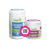 Canvit Chondro Super pre Psy + Canvit Immuno pre Psy 100g Zdarma