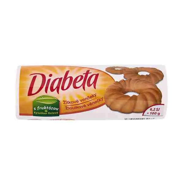 DIABETA vaječné venčeky 1×100 g, zdravá sladkosť