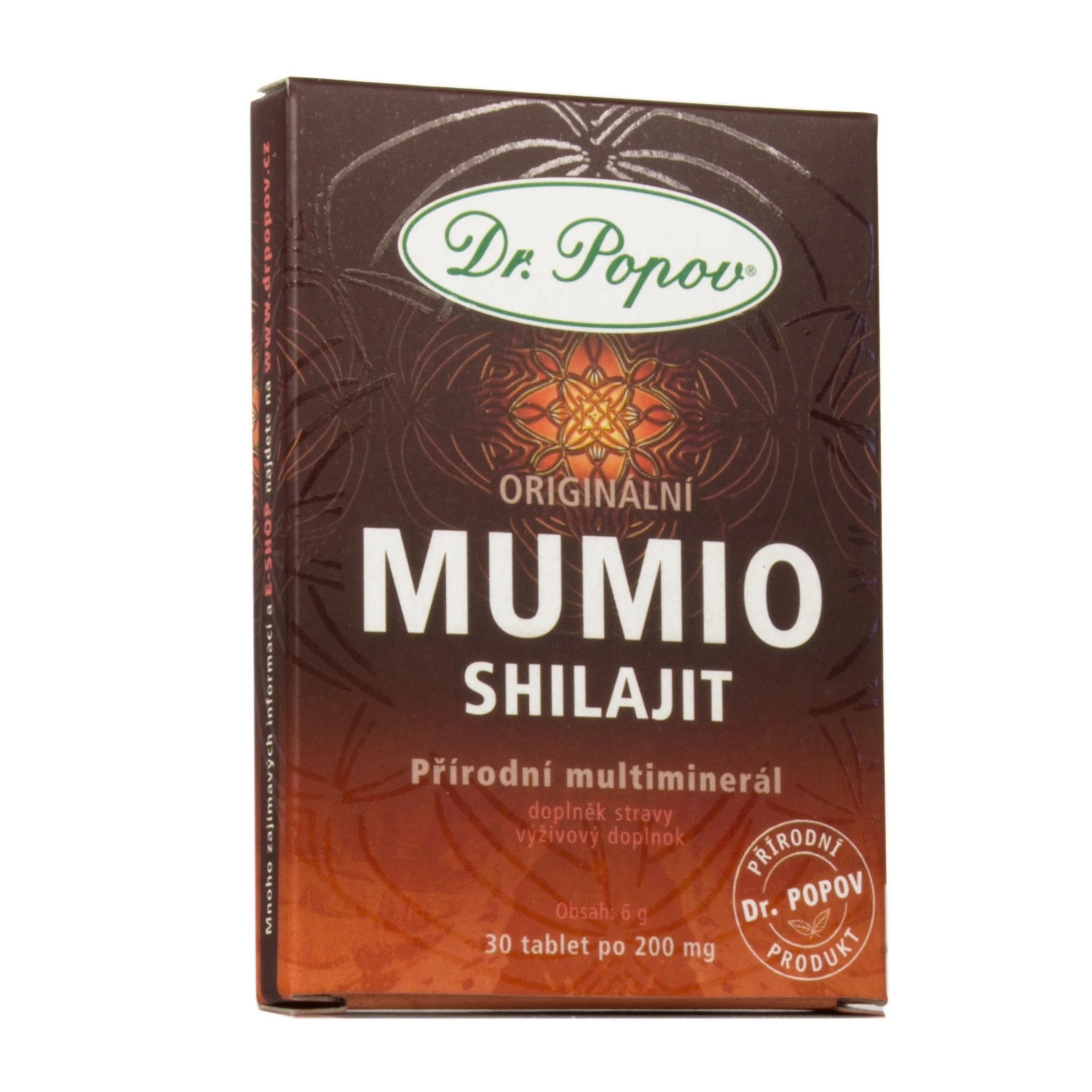 Dr. Popov Mumio 200 mg 30 tbl