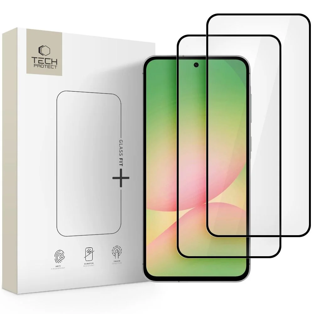 Tech-Protect Glass Fit 2x ochranné sklo na Samsung Galaxy A36 / A56 5G, čierne , čierne