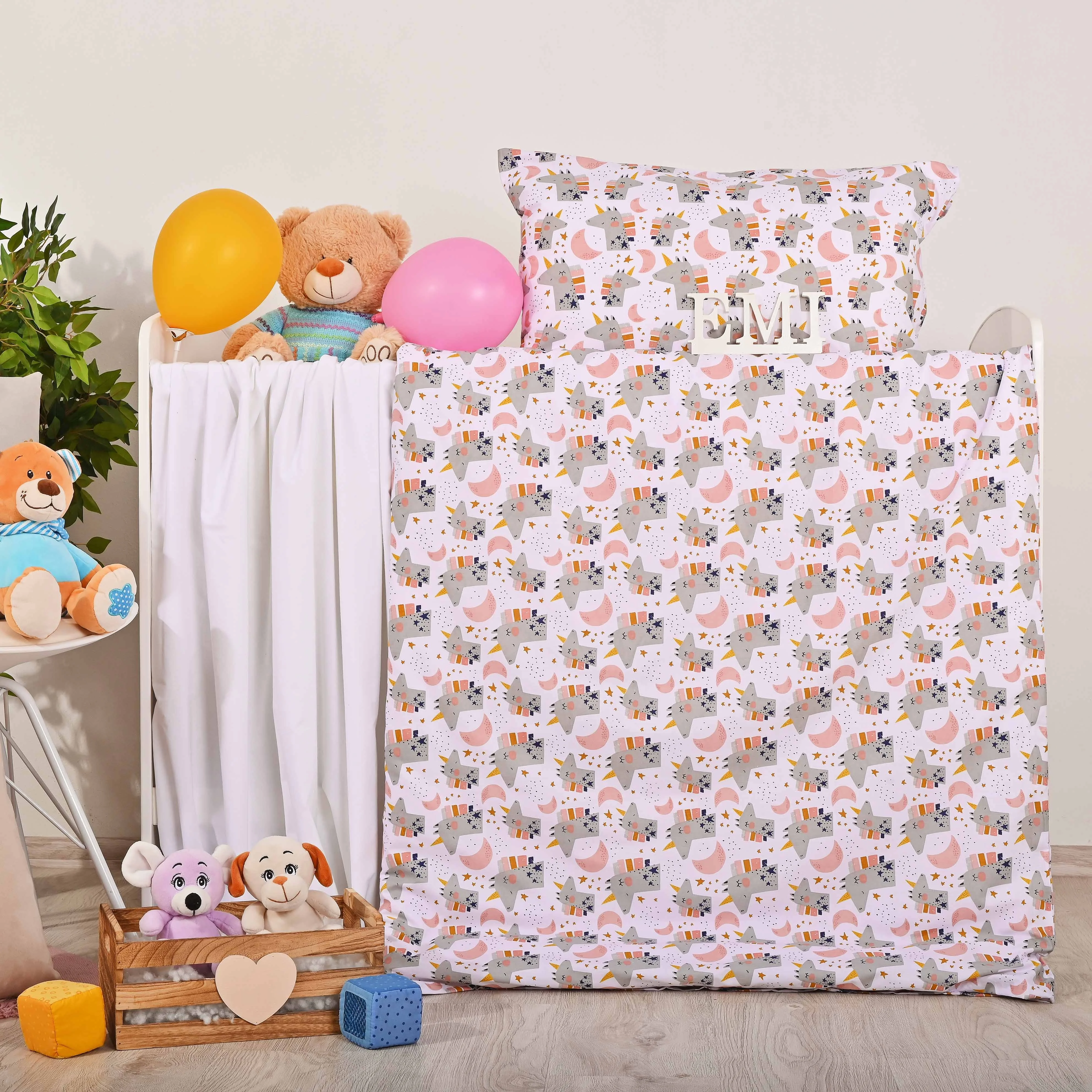 Obliečky detské bavlnené Unicorn EMI Detský set 90x130 + 45x65