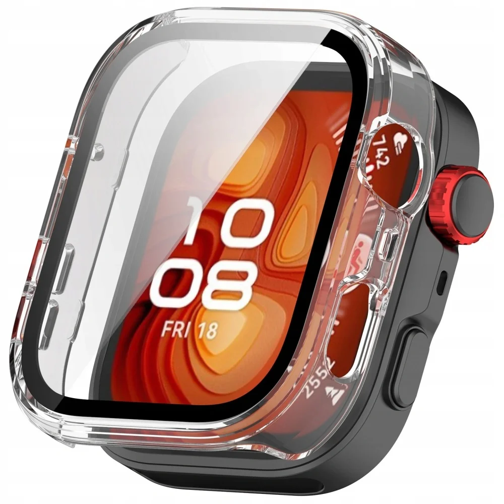 Tech-Protect Defense puzdro so sklom na Huawei Watch Fit 4 Pro, priesvitné itné