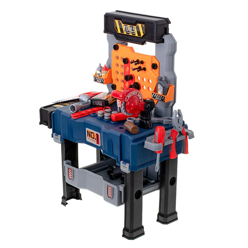Sada detský stolík s náradím MOBILE TOOL TABLE 8035B 65ks