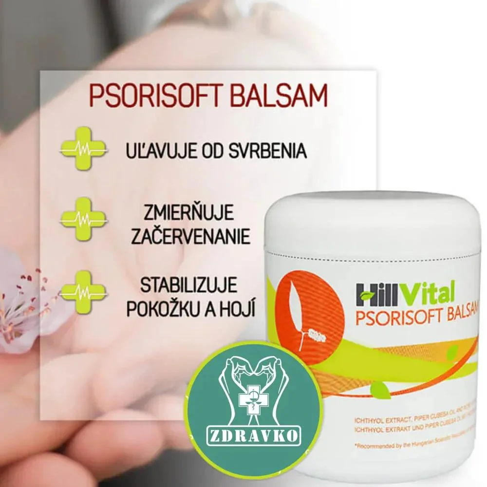 Hillvital Psorisoft balzam 250 ml na zmiernenie psoriázy Objem: 250 ml
