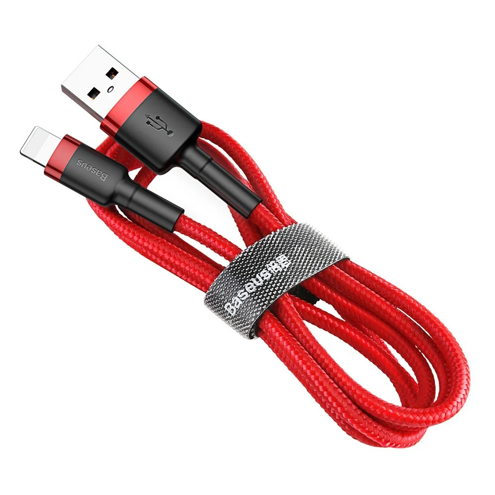 Baseus Cafule kábel USB / Lightning QC 3.0 2A 3m, červený