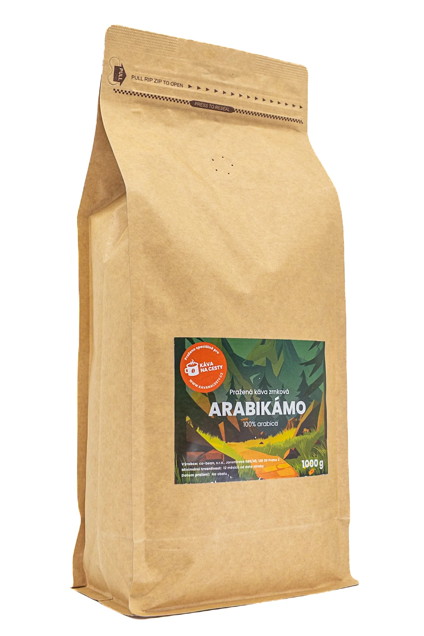 Arabikámo 1 kg Zrnková káva