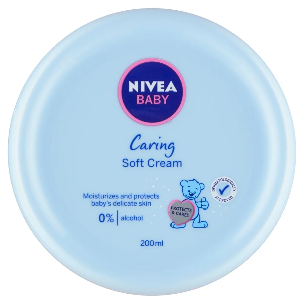 Nivea Baby Soft hydratačný krém na tvár a telo pre deti 200 ml