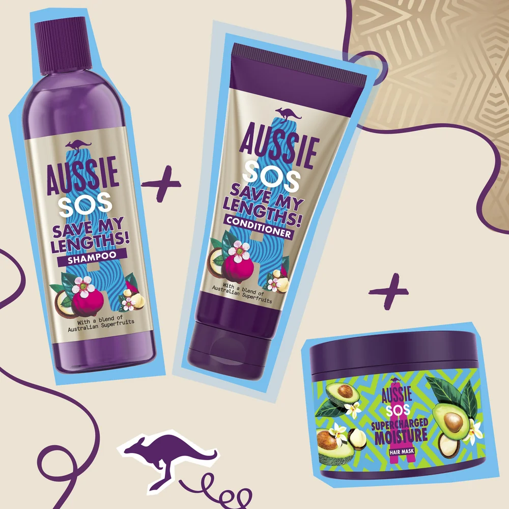 Aussie SOS Save My Lengths! Kondicionér Na Poškodené Vlasy 1×200ml, kondicionér na poškodené vlasy