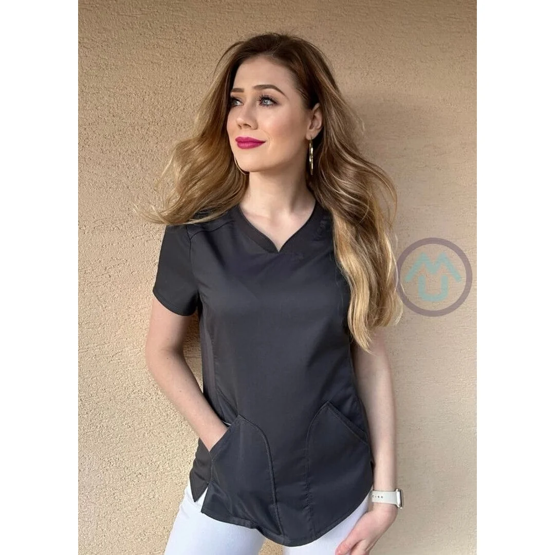 Dámska zdravotnícka blúza Cherokee Revolution ACTIVE STYLING - tmavo šedá M