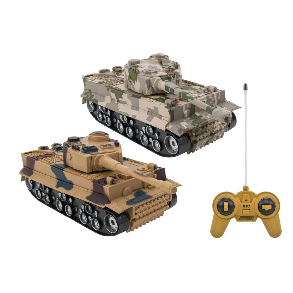 R/C Vojenský tank so zvukmi a svetlami na diaľkové ovládanie-SPIDKO