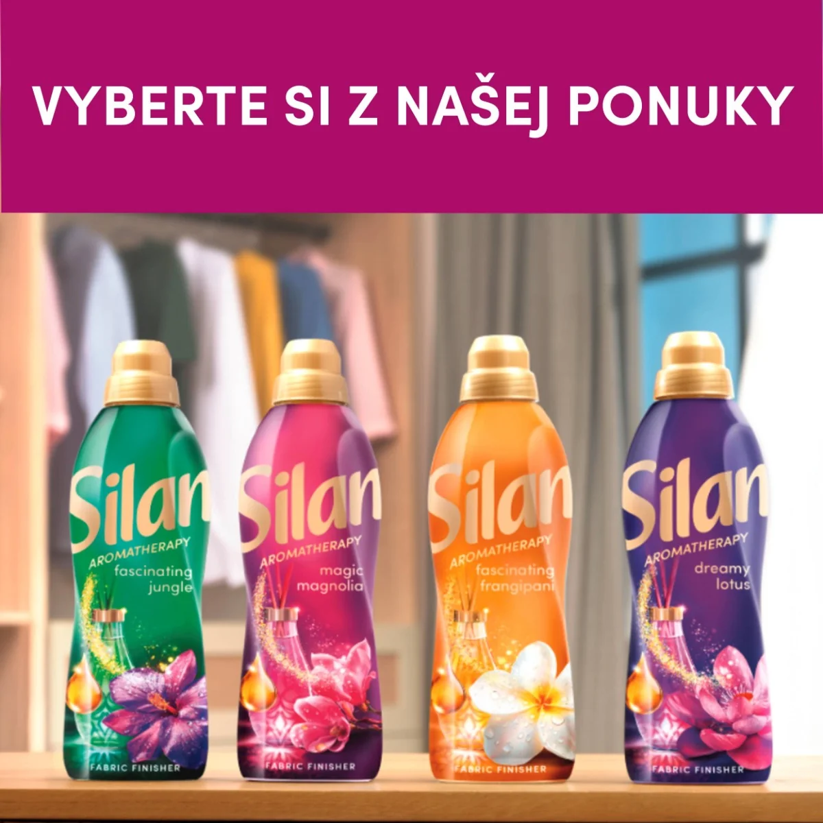 Silan AT aviváž Magic Magnolia 126 praní, 2,772 l 1×2772 ml, aviváž