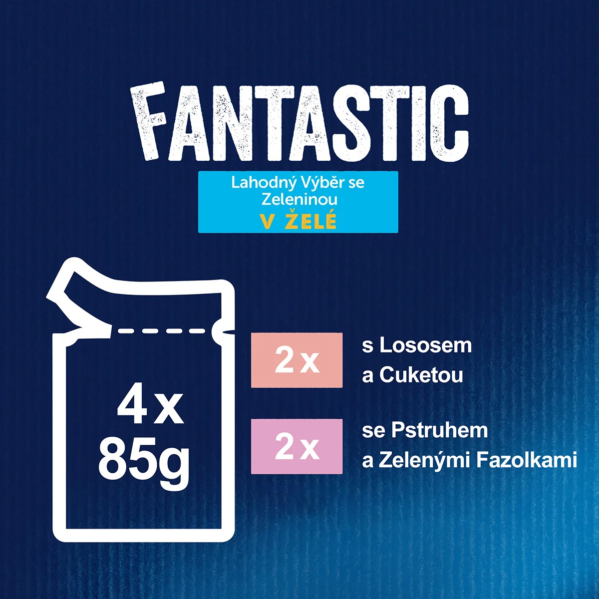 Felix Fantastic kapsičky pre mačky losos, pstruh 4x85 g 4×85 g, kapsičky pre mačky