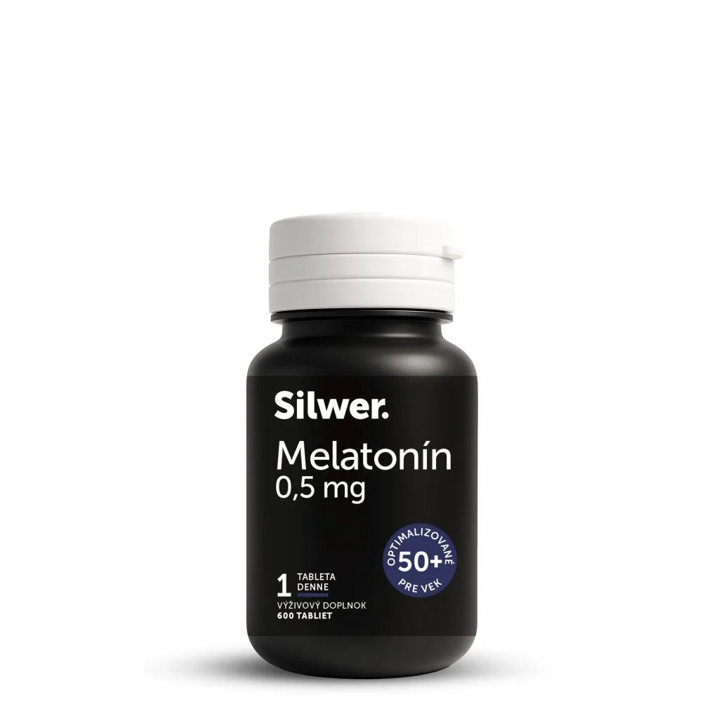 Silwer Melatonín 0,5 mg 600 tabliet. Kvalita spánku, zaspávanie, regenerácia.