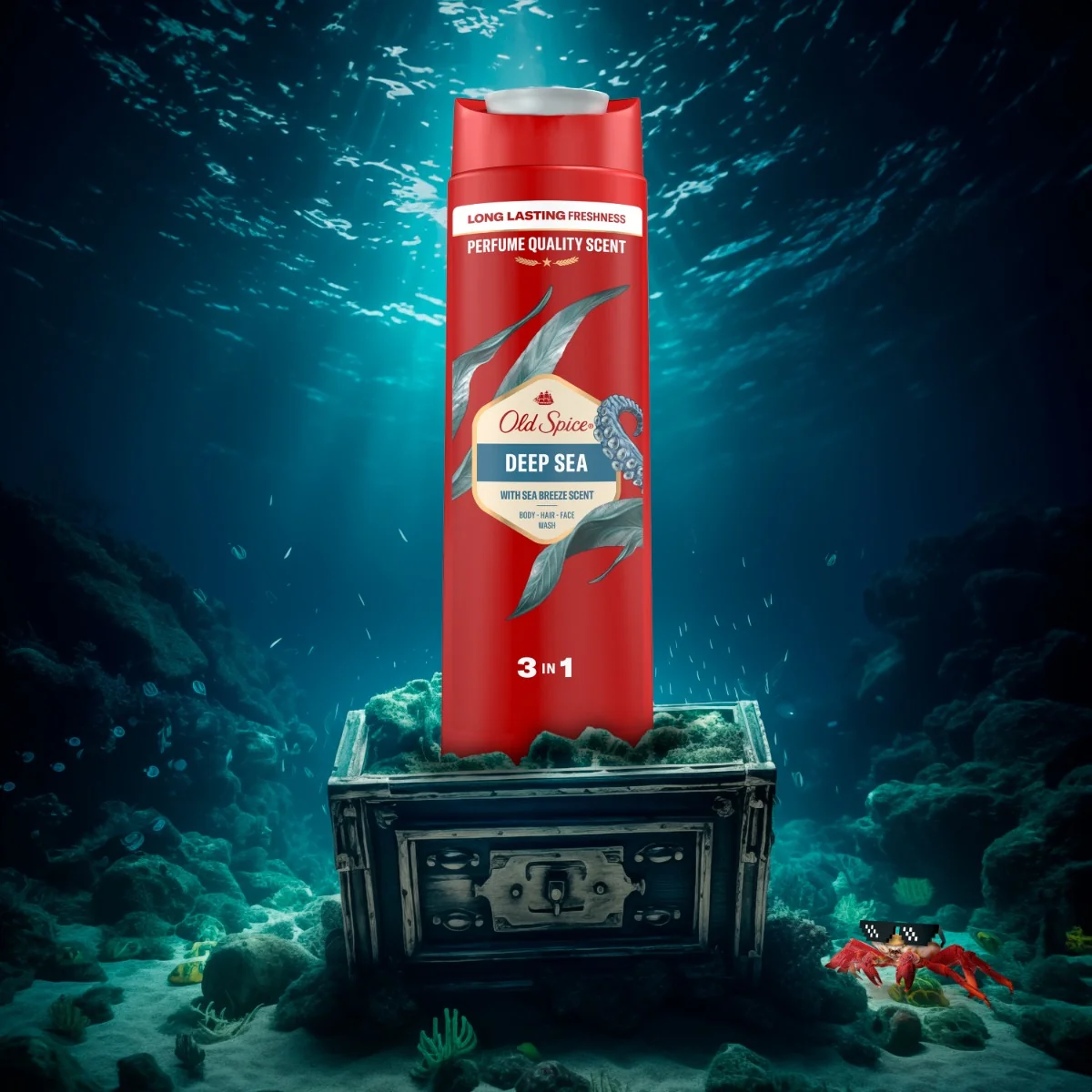 OLD SPICE SG DEEP SEA 1×400 ml, sprchový gél