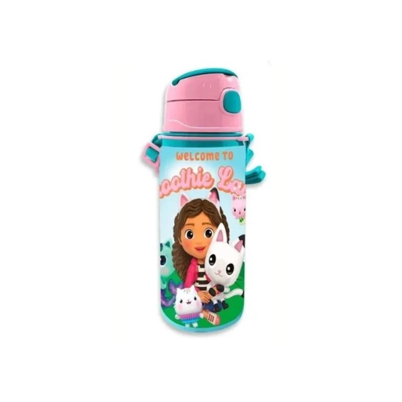 Kids Euroswan Hliníková fľaša Gabby Dollhouse 600 ml