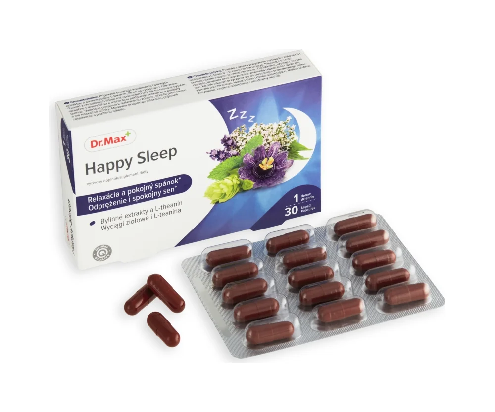 Dr. Max Happy Sleep 1×30 cps, relaxácia a pokojný spánok