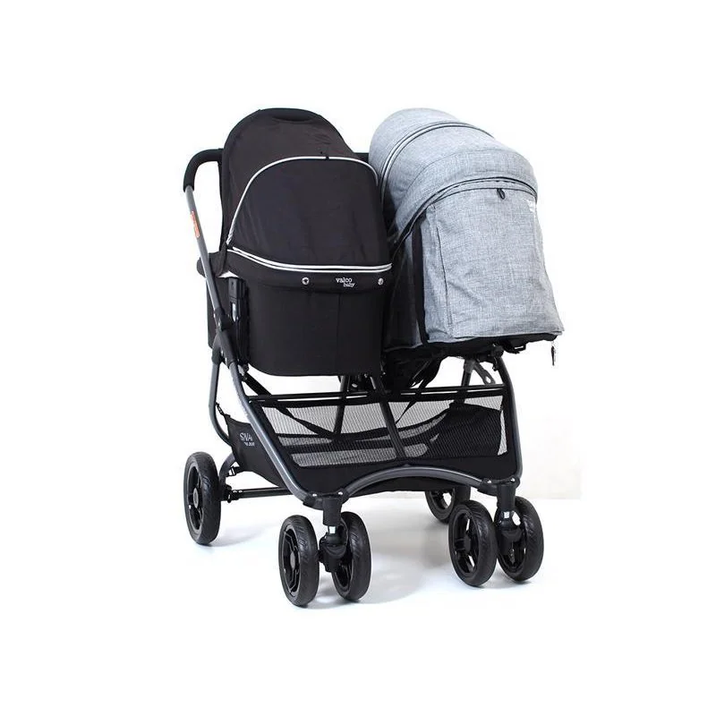 Kočík dvojičkový Snap Ultra Duo Tailor Made Grey Marle