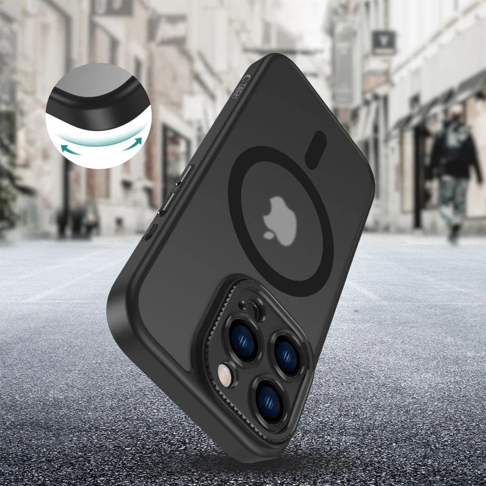 Tech-Protect MagCam MagSafe kryt na iPhone 16 Pro Max, čierny