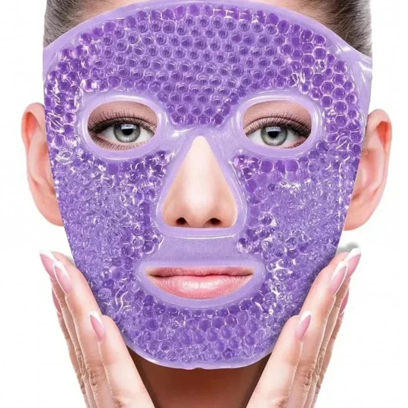 Livefy Mask obojstranná gélová maska na tvár, fialová