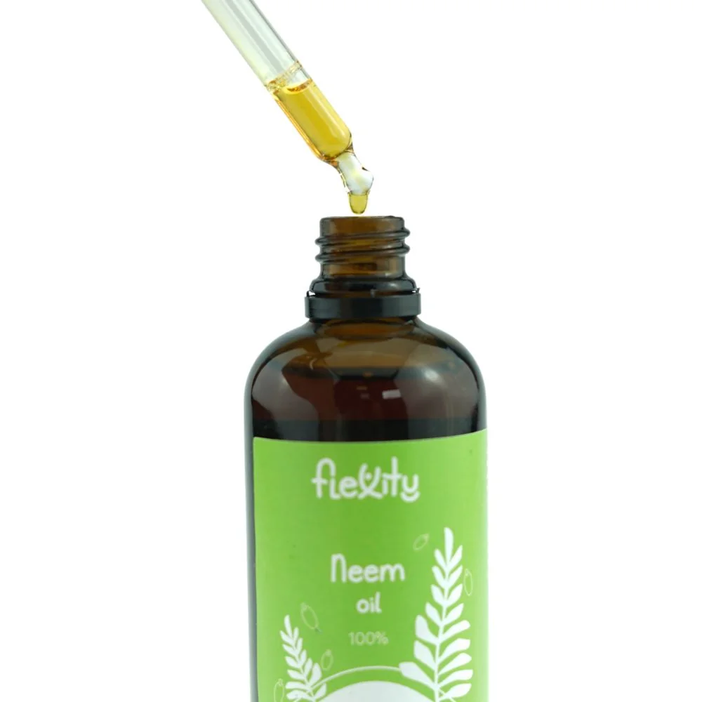 Flexity Neem oil za studena lisovaný Nimbový olej 100 ml FEO7