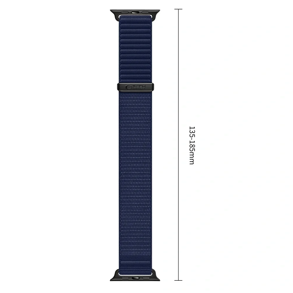 Tech-Protect Nylon Loop remienok na Apple Watch 44/45/46/49mm, navy blue