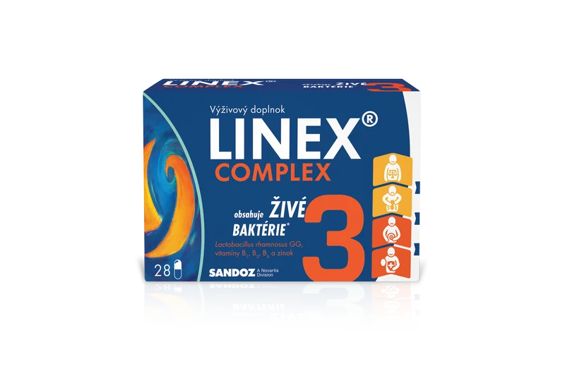 Linex Complex 1×28 cps, výživový doplnok