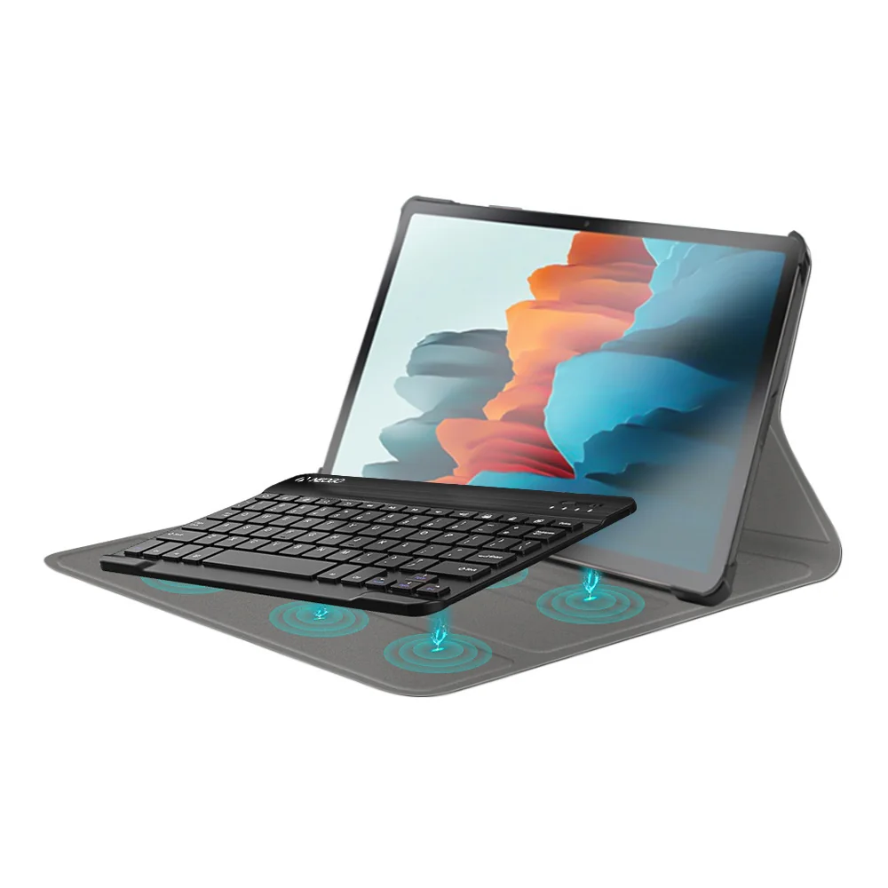 NEOGO Smart Cover Keyboard puzdro na Samsung Galaxy Tab S7 11'' 2020 čierne