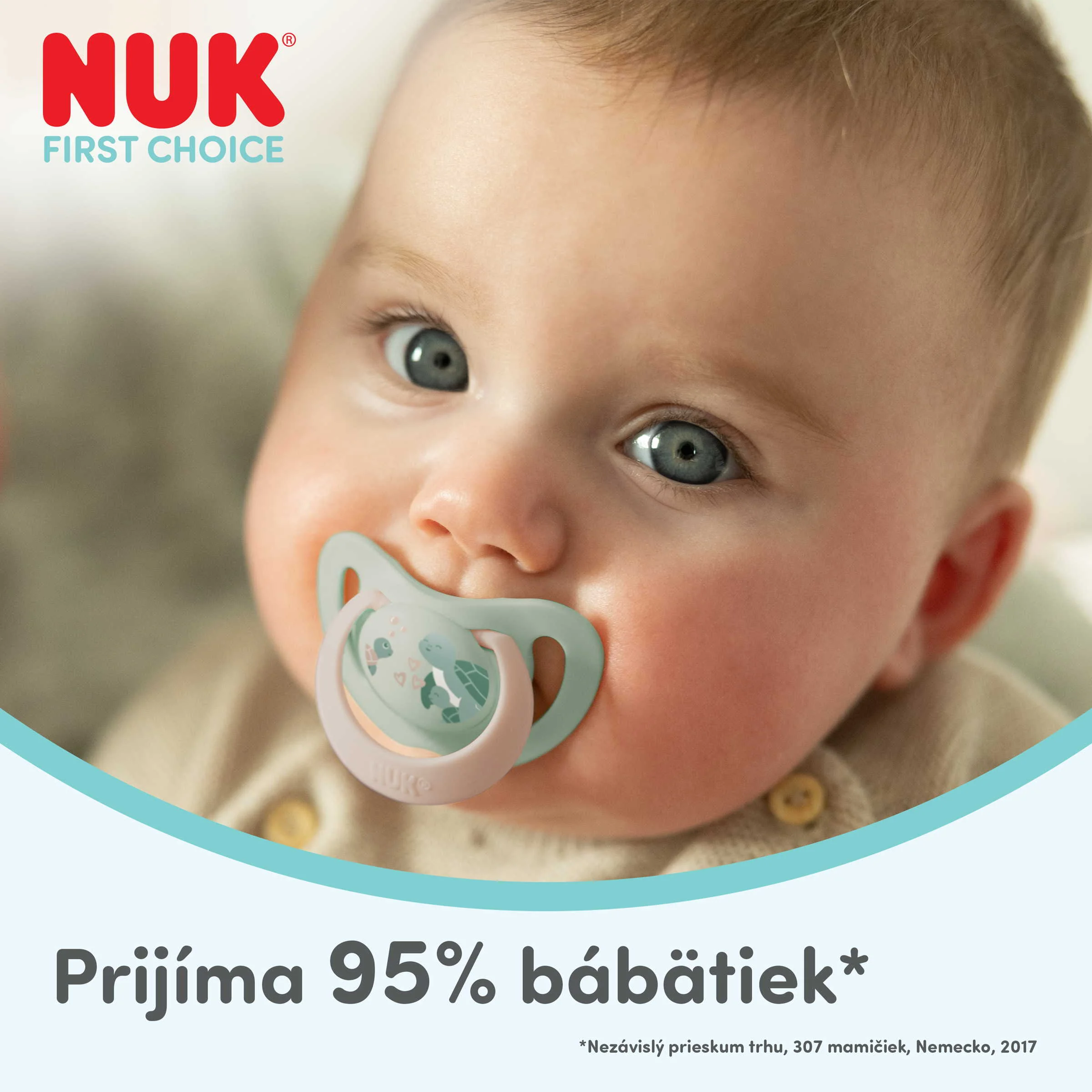 NUK cumlík First Choice Night BUNNY/SHEEP 0-6m 2 ks
