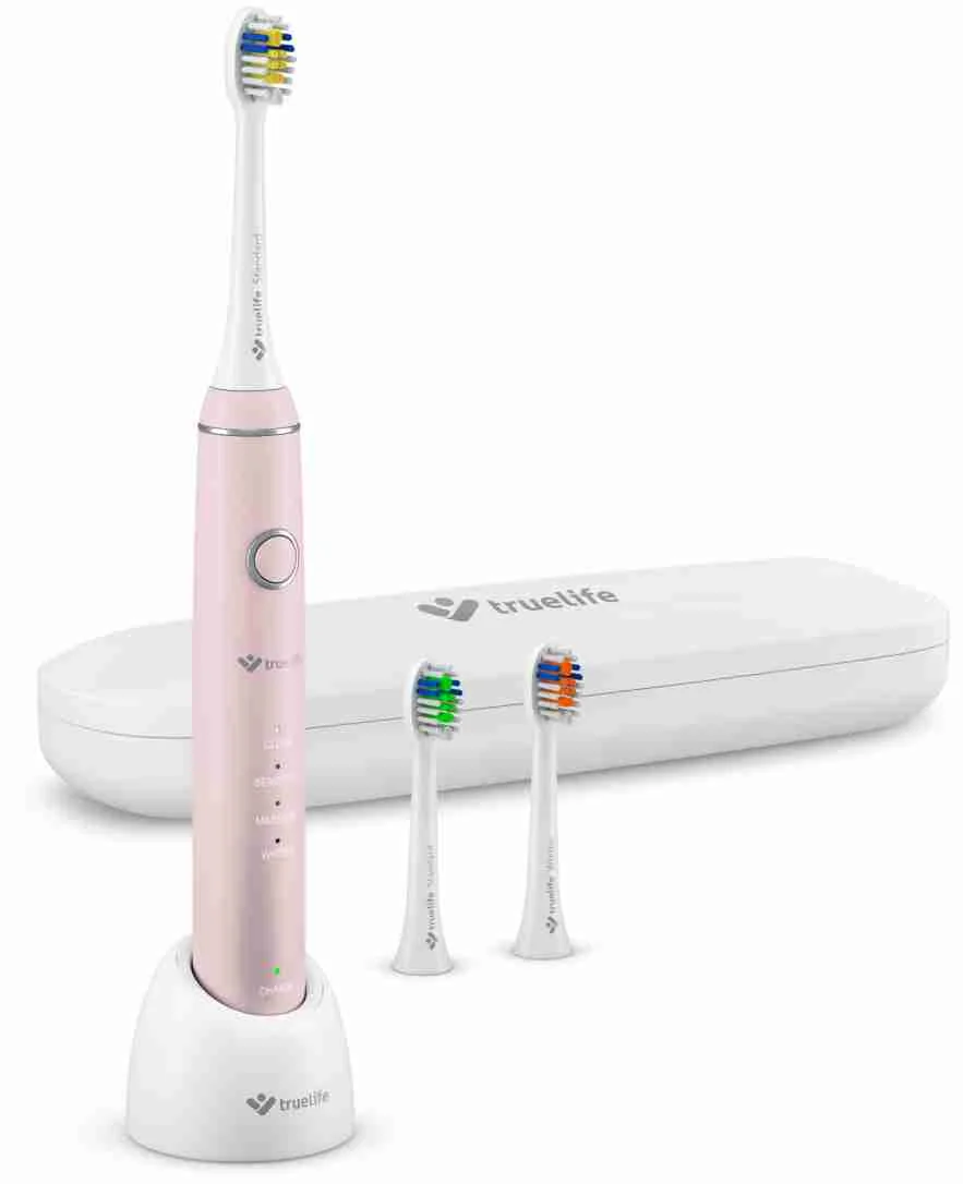 TrueLife SonicBrush Compact Pink "Poškodený obal" 1×1ks, elektrická zubná kefka, produkt s poškodeným obalom