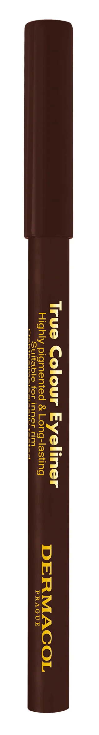 Dermacol True colour eyeliner - č. 2 Brown 1 ks