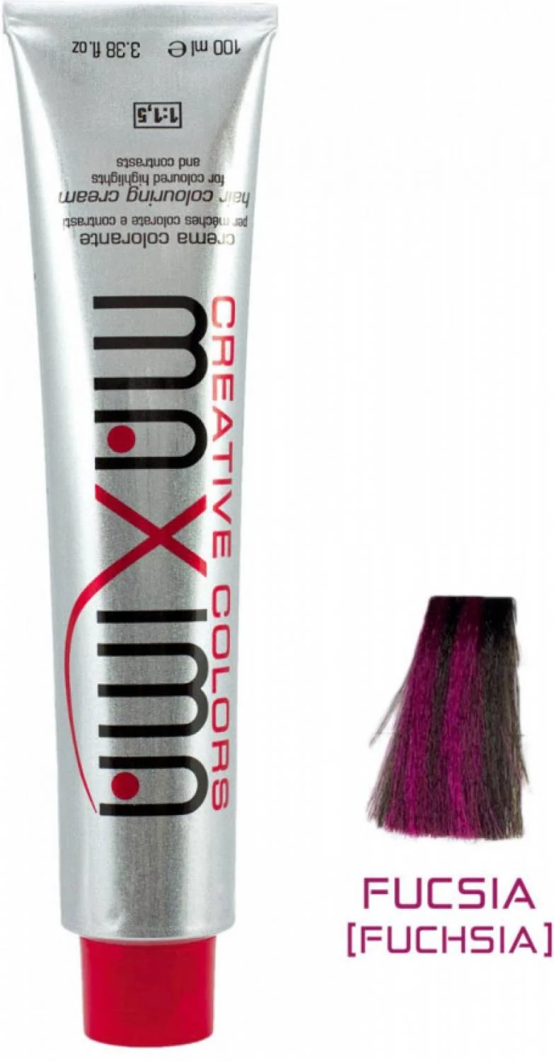 Maxima Professional Hair Color PLEX - Farebný melír FUCHSIA - 100 ml - intenzívna ružová