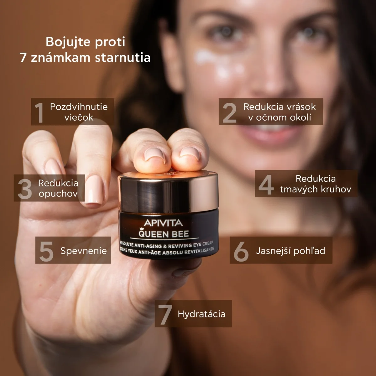 APIVITA Queen Bee Age Defense Eye Cream, 15ml 1×15 ml, ultra výživný očný anti-age krém