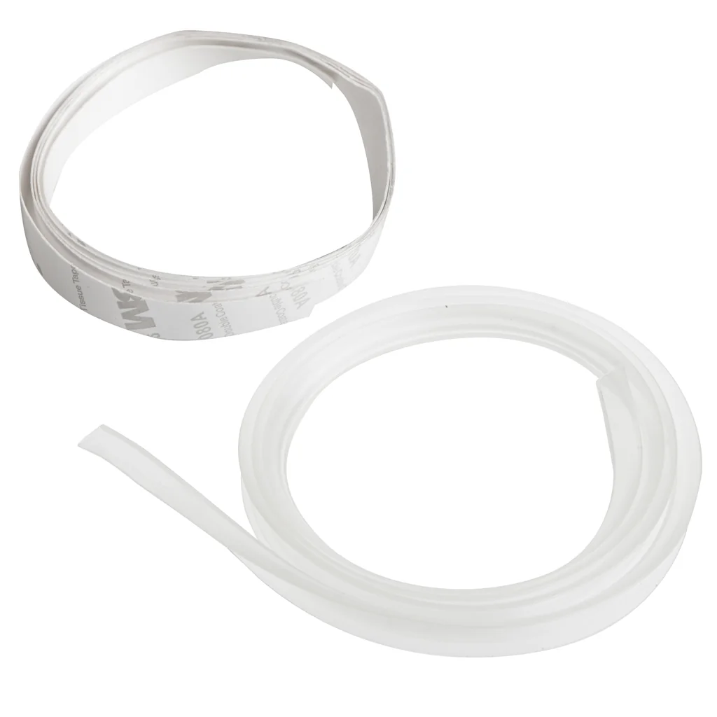 Silikónová ochranná páska na hrany a rohy transparentná 1 m × 1 cm