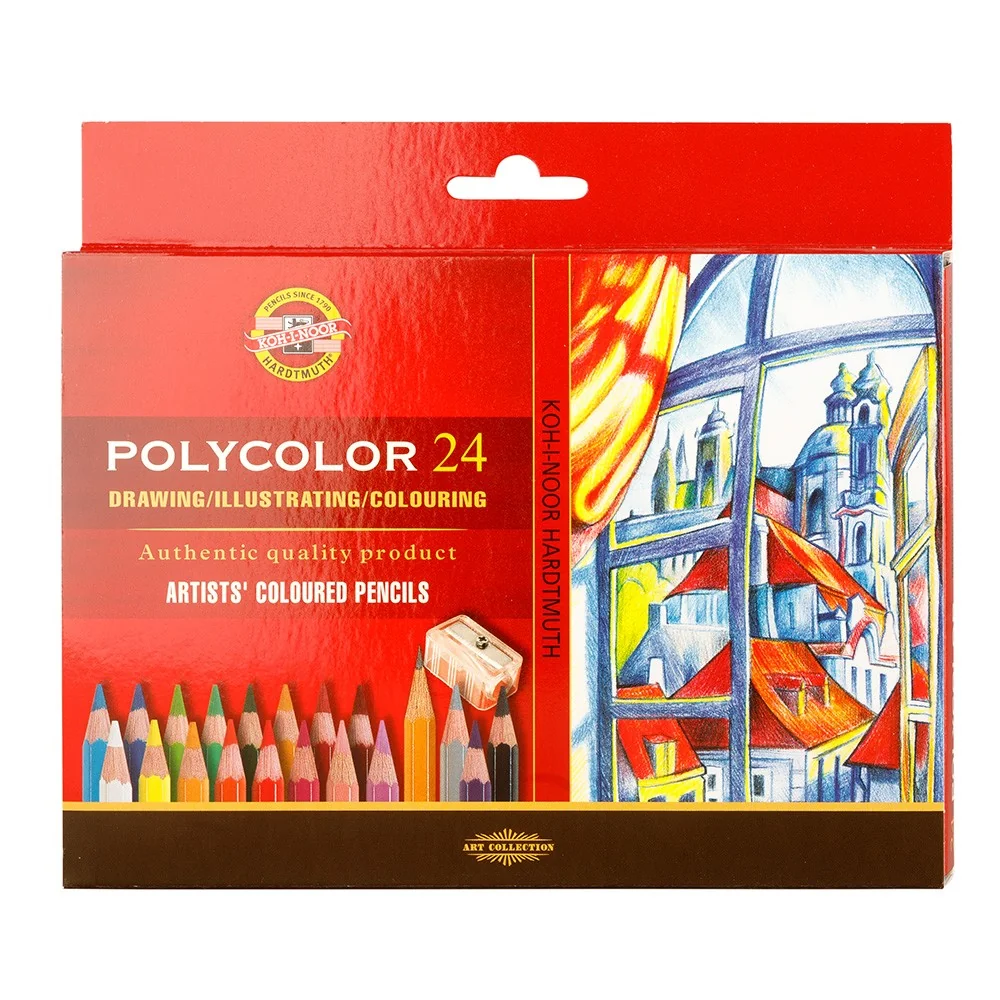 Umelecké pastelky Koh-i-noor Polycolor 3834 24 ks v balení