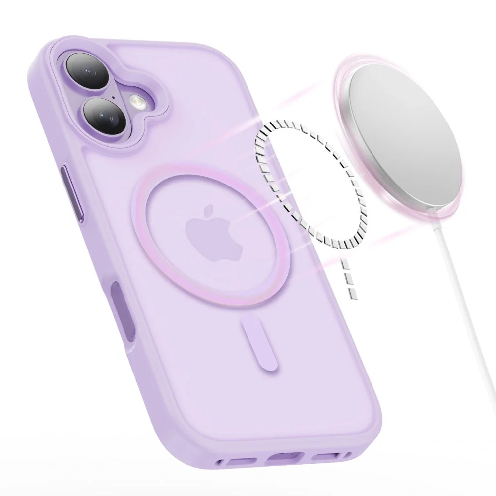 Tech-Protect MagMat MagSafe kryt na iPhone 17, fialový